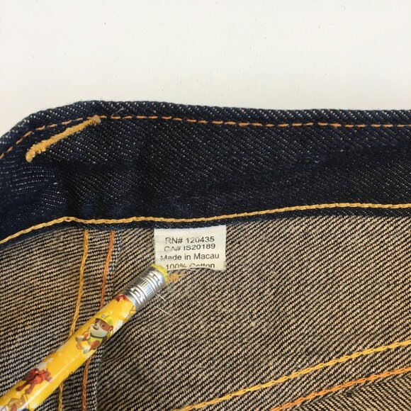 Evisu Lot 0001 Baggy Fit Button Fly Selvedge Jeans 30 - Picture 11 of 14